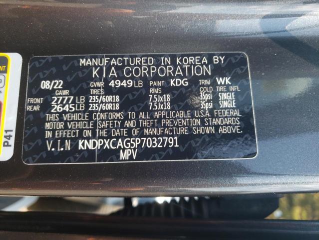 KNDPXCAG5P7032791 KIA Sportage Sx Prestige