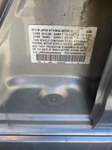 2009 Honda Fit Sport VIN: JHMGE88469S045529 Lot: 69821393