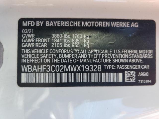 2021 BMW Z4 SDRIVE3 - WBAHF3C02MWX19328