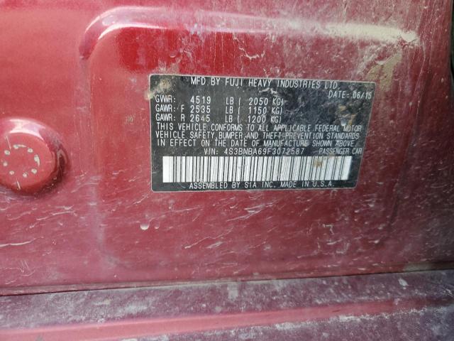 4S3BNBA69F3072587 Subaru Legacy 2.5i