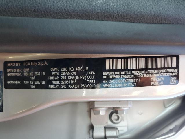 ZACCJBDTXFPB51117 Jeep Renegade Limited