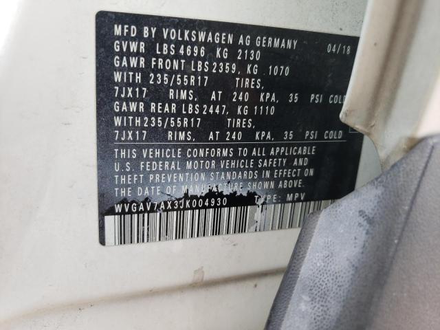 2018 VOLKSWAGEN TIGUAN LIM - WVGAV7AX3JK004930