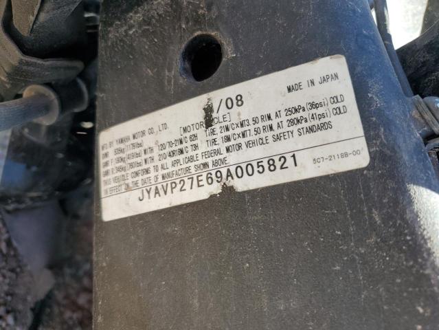 2009 YAMAHA XV1900 CU JYAVP27E69A005821
