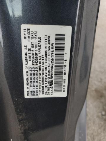 5FNRL5H91BB042356 2011 HONDA ODYSSEY, photo no. 13