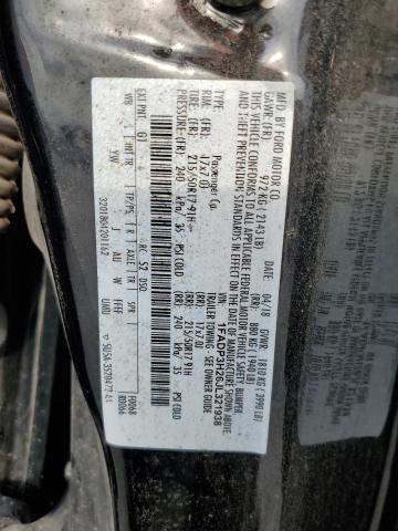 1FADP3H26JL321938 Ford FOCUS SEL