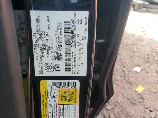 3FA6P0D94HR152363 Ford Fusion Titanium