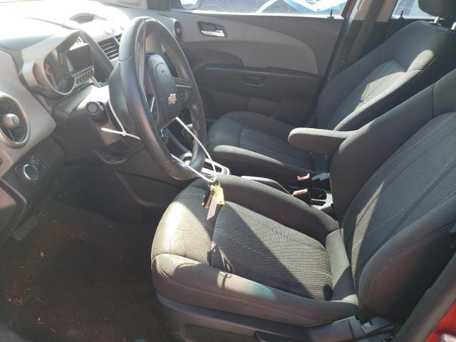  CHEVROLET SONIC 2015 Червоний