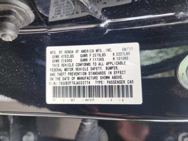 2018 ACURA TLX ADVANC 19UUB3F76JA003774