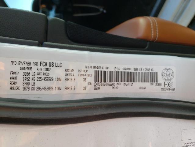 2015 JEEP GRAND CHER - 1C4RJFDJ6FC666202