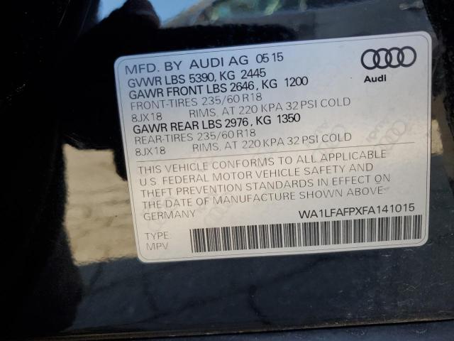 WA1LFAFPXFA141015 2015 AUDI Q5, photo no. 12