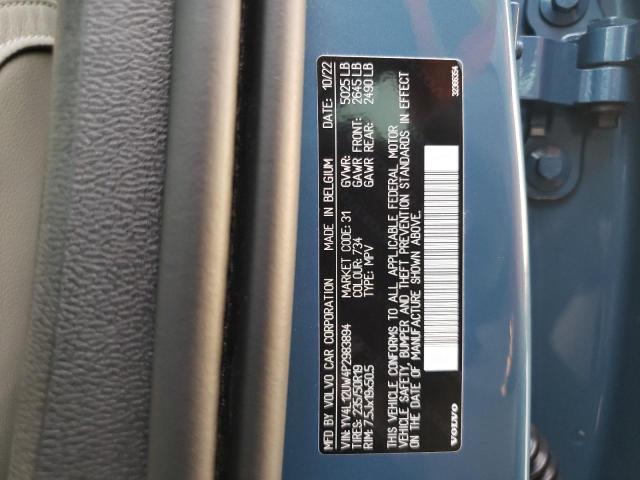 2023 VOLVO XC40 PLUS YV4L12UW4P2983894
