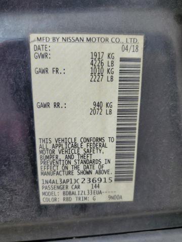 1N4AL3AP1JC236915 Nissan ALTIMA 2.5