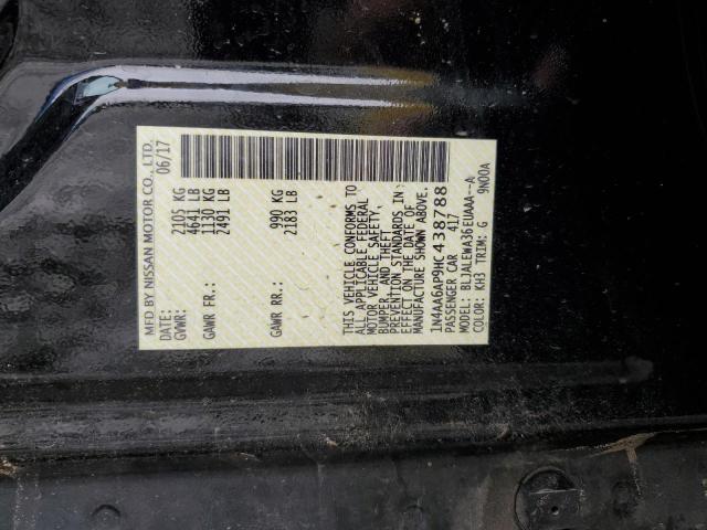 2017 NISSAN MAXIMA 3.5 - 1N4AA6AP9HC438788