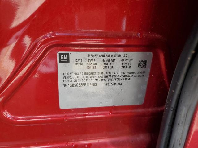 1G4GB5G32EF119383 Buick Lacrosse