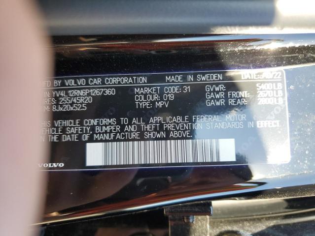 2023 VOLVO XC60 PLUS YV4L12RN6P1267360