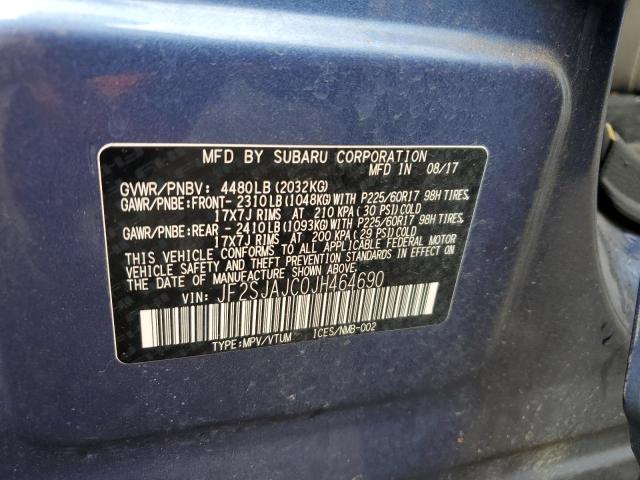 JF2SJAJC0JH464690 Subaru Forester 2.5i Limited