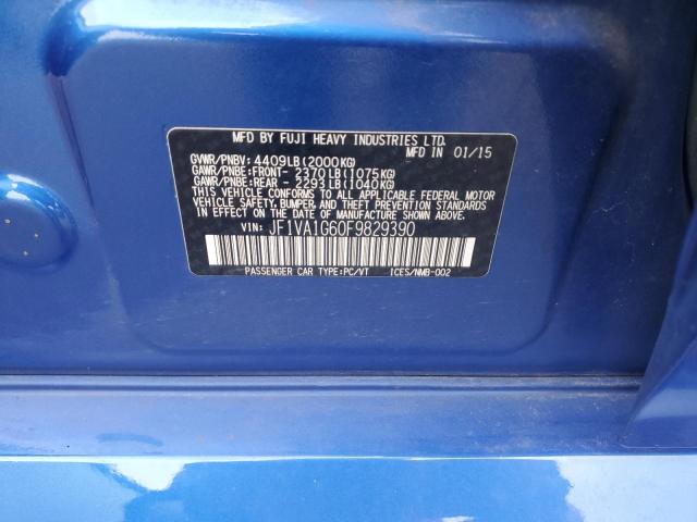 JF1VA1G60F9829390 Subaru Wrx Limited