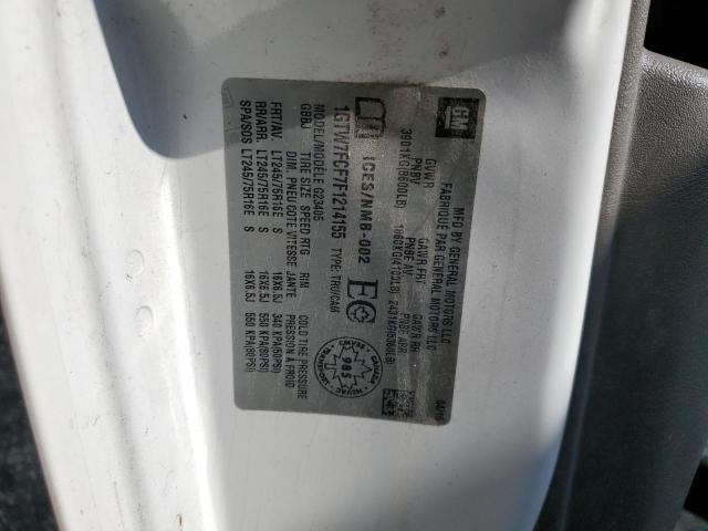 2015 GMC SAVANA G25 - 1GTW7FCF7F1214155