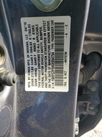 19XFC2F59GE054754 Honda Civic Lx