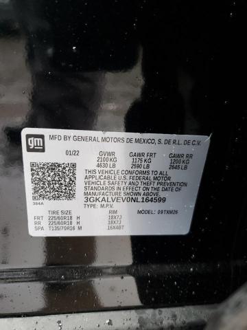 3GKALVEV0NL164599 GMC Terrain Slt