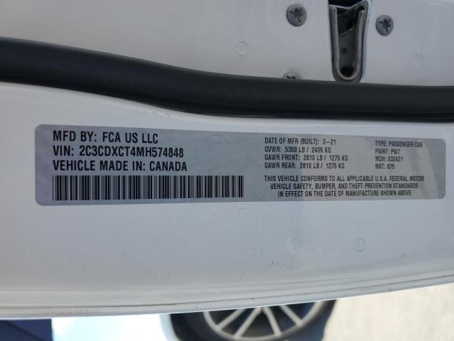 2C3CDXCT4MH574848 Dodge CHARGER R/T