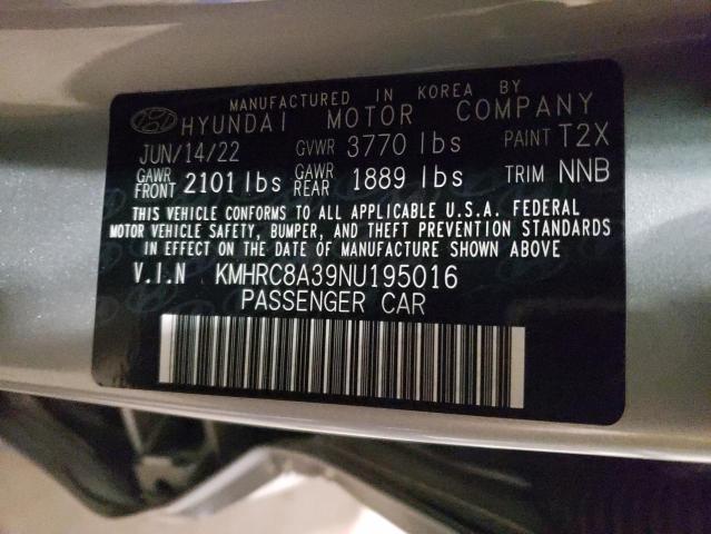 2022 HYUNDAI VENUE - KMHRC8A39NU195016