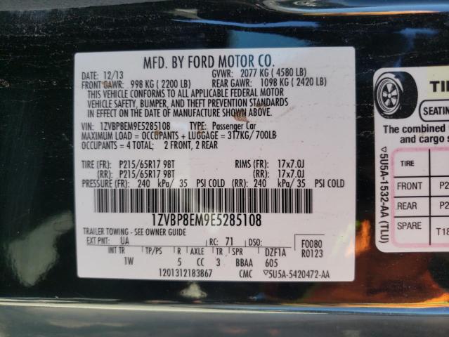1ZVBP8EM9E5285108 Ford MUSTANG