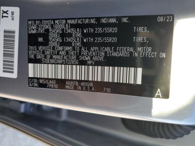 5TDEBRCH8PS132856 | 2023 TOYOTA HIGHLANDER