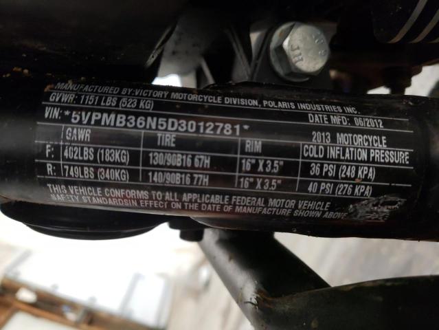 2013 VICTORY MOTORCYCLES JUDGE 5VPMB36N5D3012781