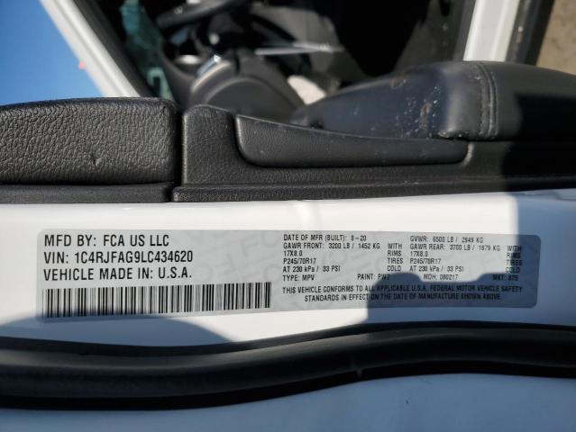 1C4RJFAG9LC434620 Jeep Grand Cherokee Laredo