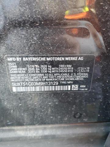 5UXTS1C03M9H13129 BMW X3 Xdrive30e