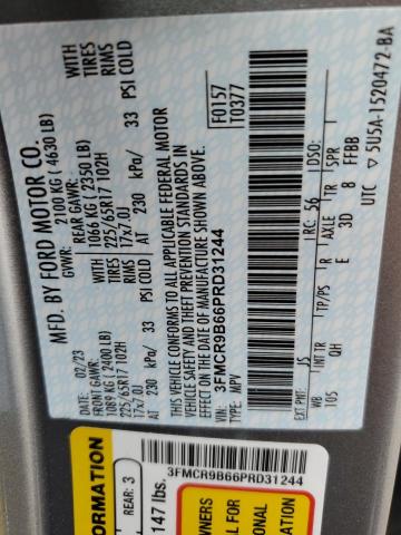 3FMCR9B66PRD31244 Ford Bronco Sport Big Bend