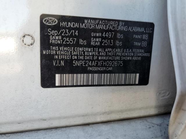 2015 HYUNDAI SONATA SE - 5NPE24AFXFH092675