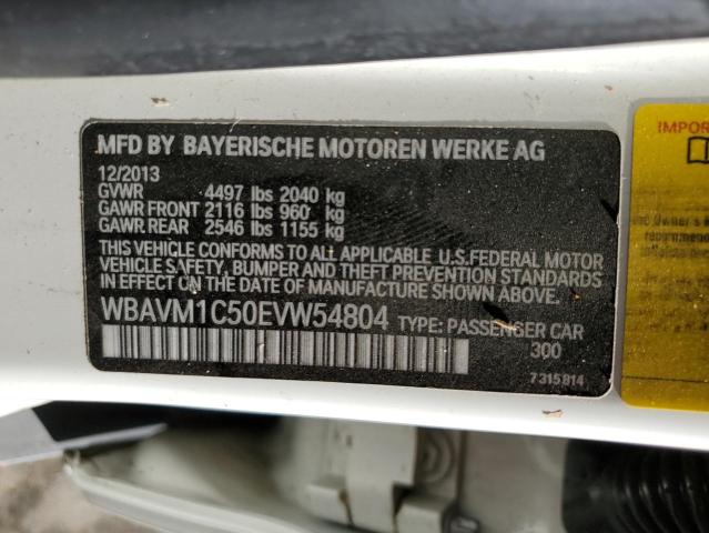 WBAVM1C50EVW54804 BMW X1 Sdrive28i