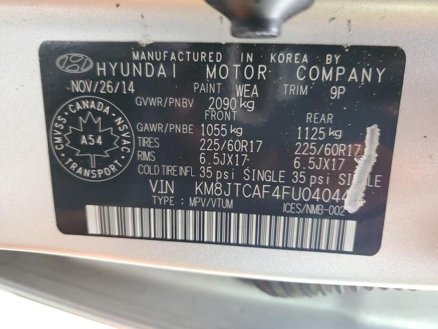2015 HYUNDAI TUCSON GLS - KM8JTCAF4FU040448