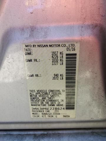 1N4AL3AP4GC228624 Nissan ALTIMA 2.5