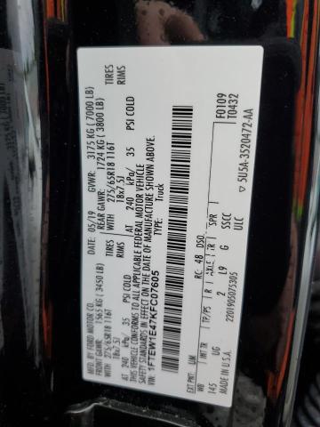 2019 FORD F150 SUPER - 1FTEW1E47KFC07605