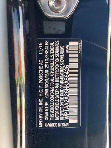 WP1AA2A26HKA86426 Porsche Cayenne