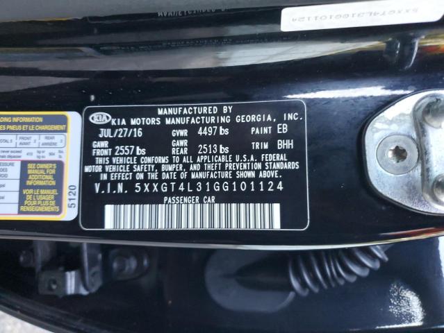 5XXGT4L31GG101124 KIA Optima Lx