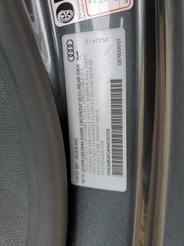 2017 AUDI S7 PREMIUM WAUWFAFC4HN035328