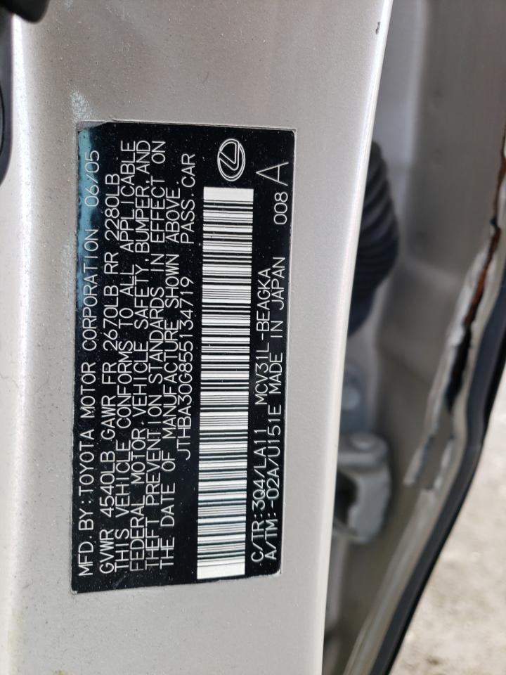 JTHBA30G855134719 2005 Lexus Es 330