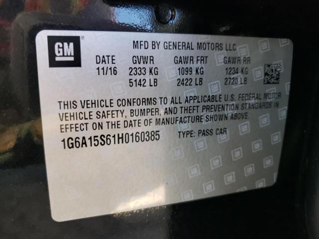 1G6A15S61H0160385 Cadillac CTS-V