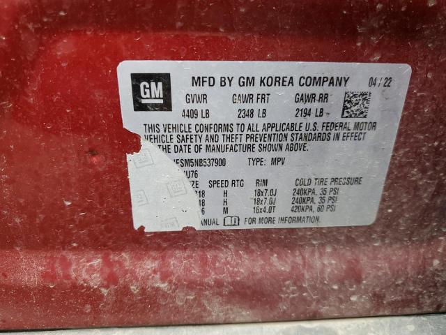 KL4CJESM5NB537900 Buick Encore Preferred