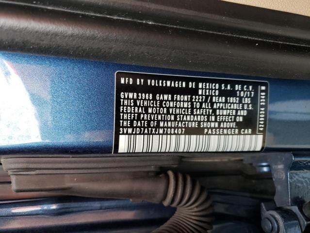 2018 VOLKSWAGEN BEETLE SE - 3VWJD7ATXJM708407