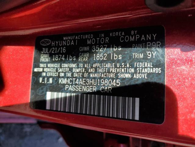 2017 HYUNDAI ACCENT SE - KMHCT4AE3HU198045