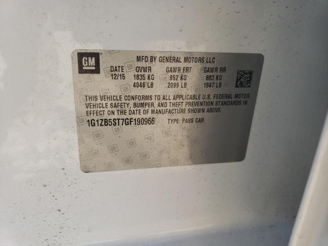 1G1ZB5ST7GF190966 Chevrolet MALIBU LS