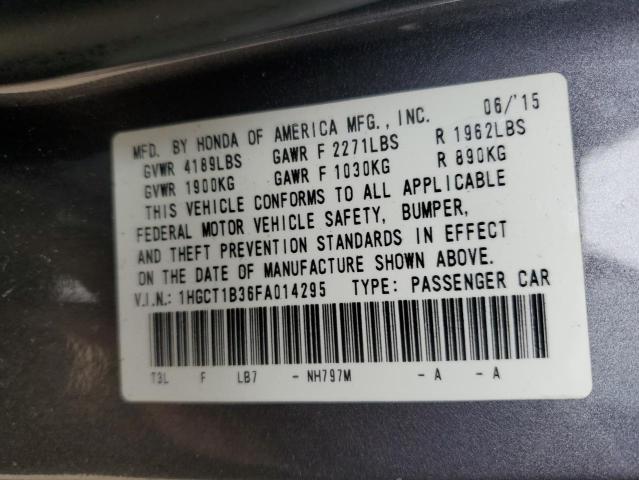 2015 HONDA ACCORD LX- - 1HGCT1B36FA014295