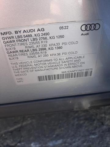 WA1EAAFY1N2115573 Audi Q5 Premium Plus 45