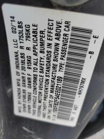 19XFB2F54EE021189 Honda Civic Lx