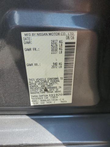 2016 NISSAN ALTIMA 2.5 - 1N4AL3AP5GN391920